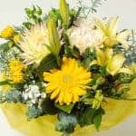 expressions-local-cambridge-hamilton-florist-delivery-yellow-posy-flower-bouquet