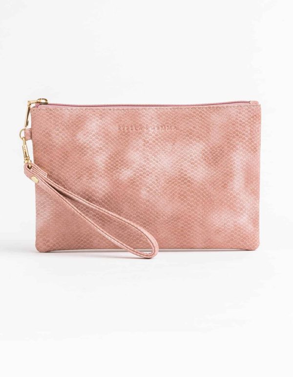 Stella Gemma | Pouch Bag | Lulu Croc Blush | Expressions