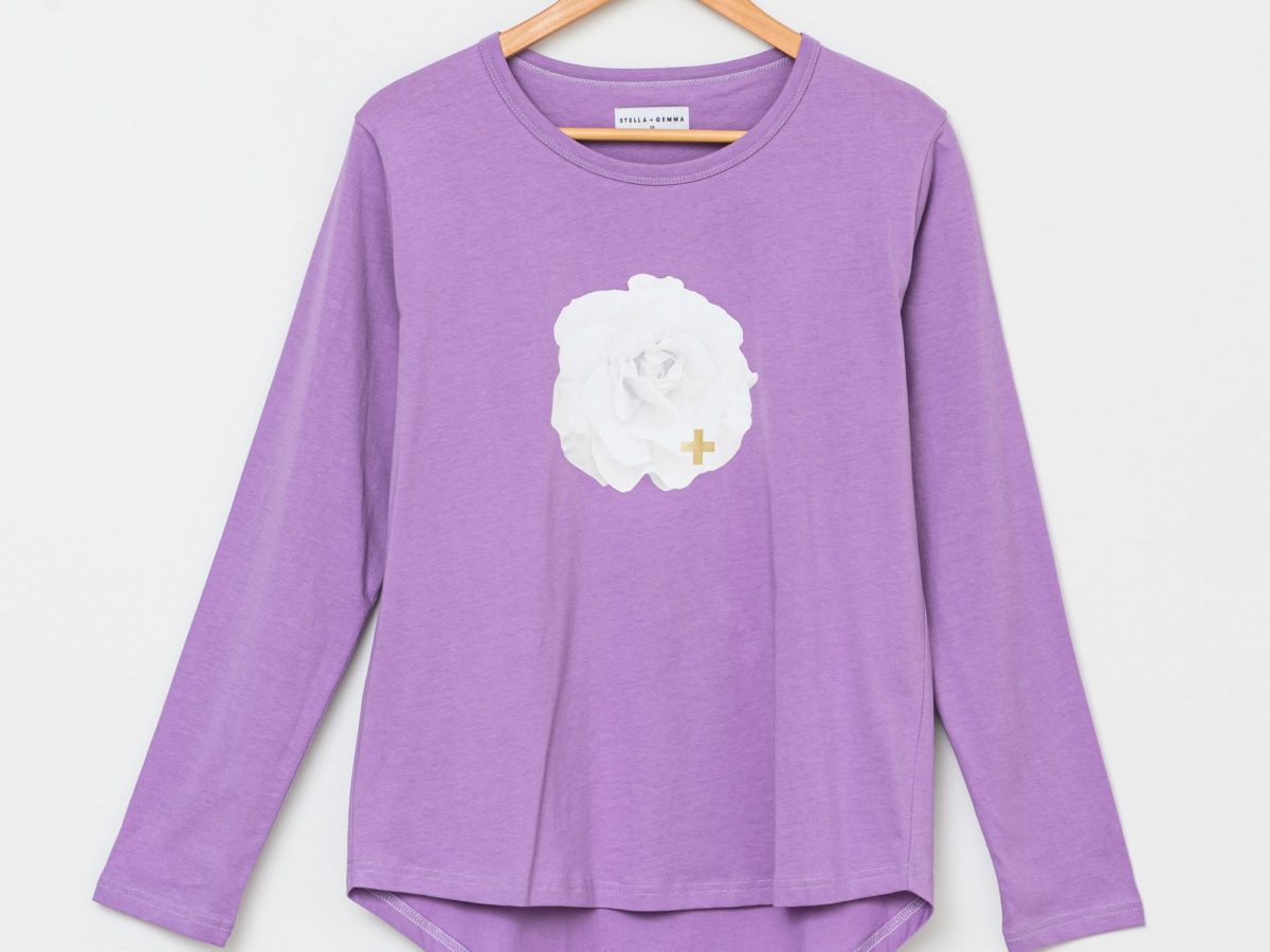 Stella Gemma | Long Sleeve Tee | Lilac 
