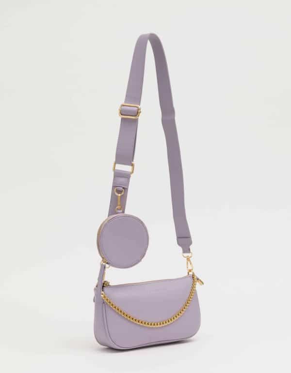 Stella Gemma | Soho Bag | With Chain - Lavender | Expressions