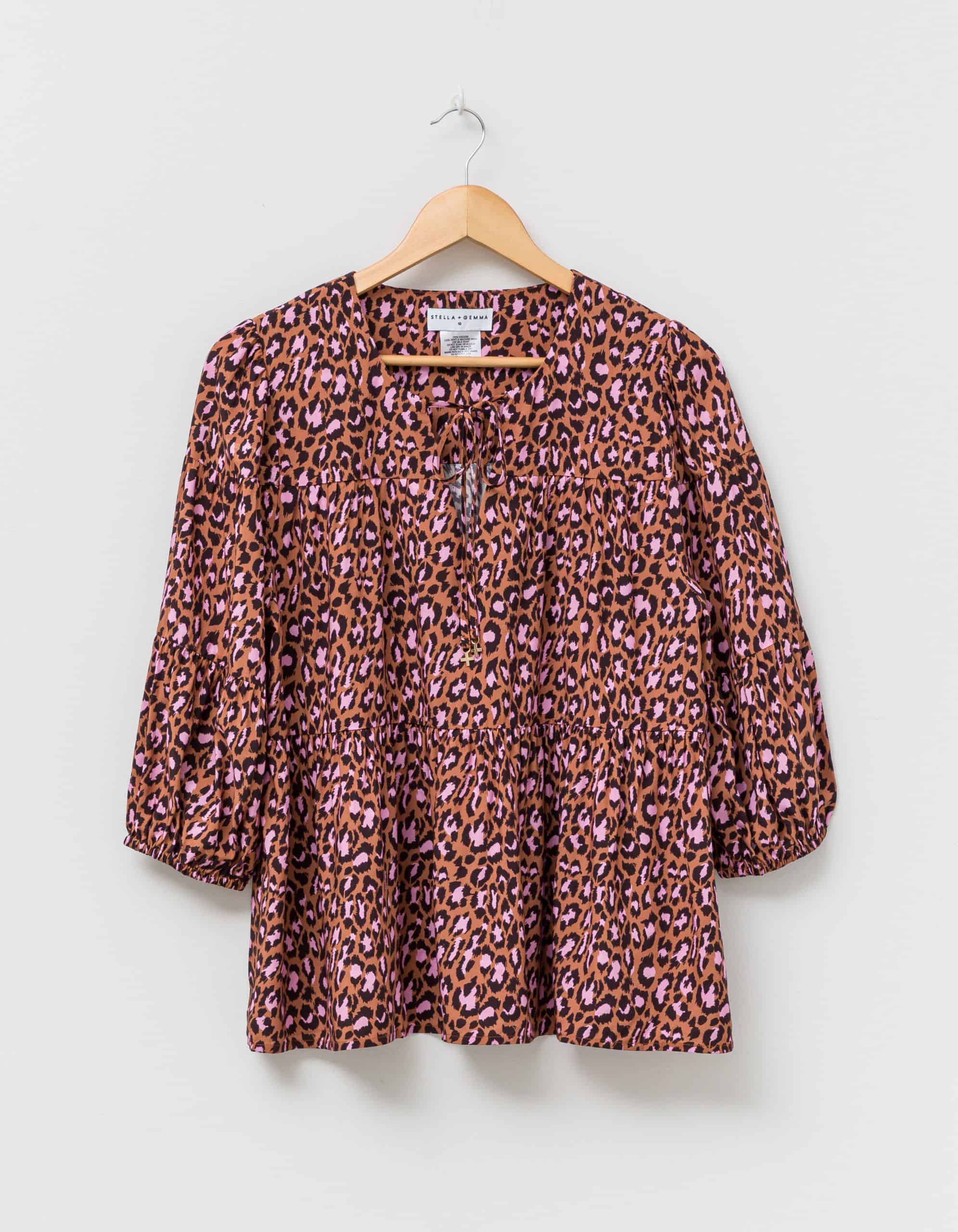 Stella Gemma | Shirt | Adelaide - Tropical Leopard | Expressions