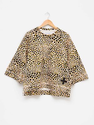 SGTS3165-stella-gemma-cheetah-melba-sweater-3-quarter-sleeve-expressions