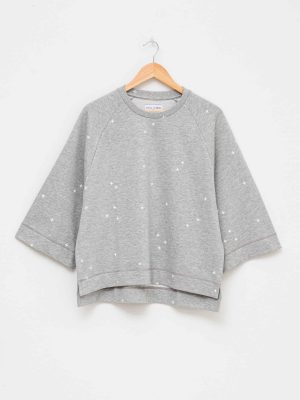 SGTS3166-stella-gemma-grey-melba-sweater-3-quarter-sleeve-expressions