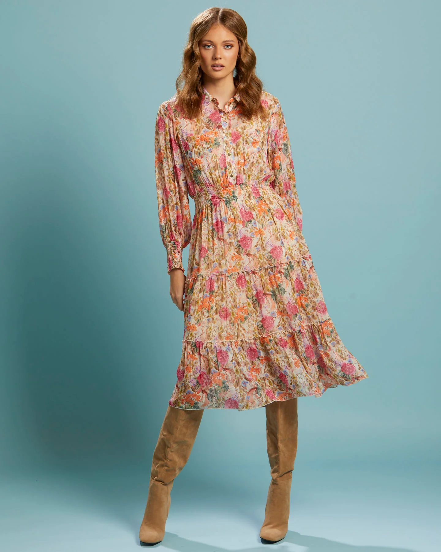 Fate+Becker | Dress - Another Love Midi - Vintage Floral | Expressions