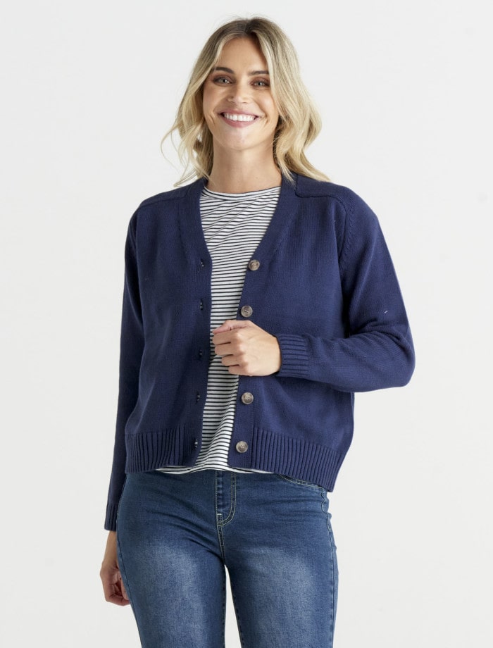 Betty Basics | Cardigan | J'adore - French Navy | Expressions