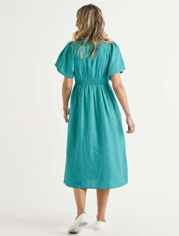 Betty Basics | Dress | Whitney - Teal | Expressions