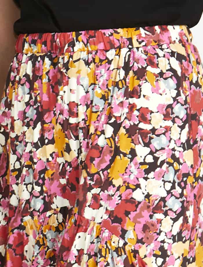 SASS | Boho Skirt | Arabella Frill Skirt - Flower Print | Expressions