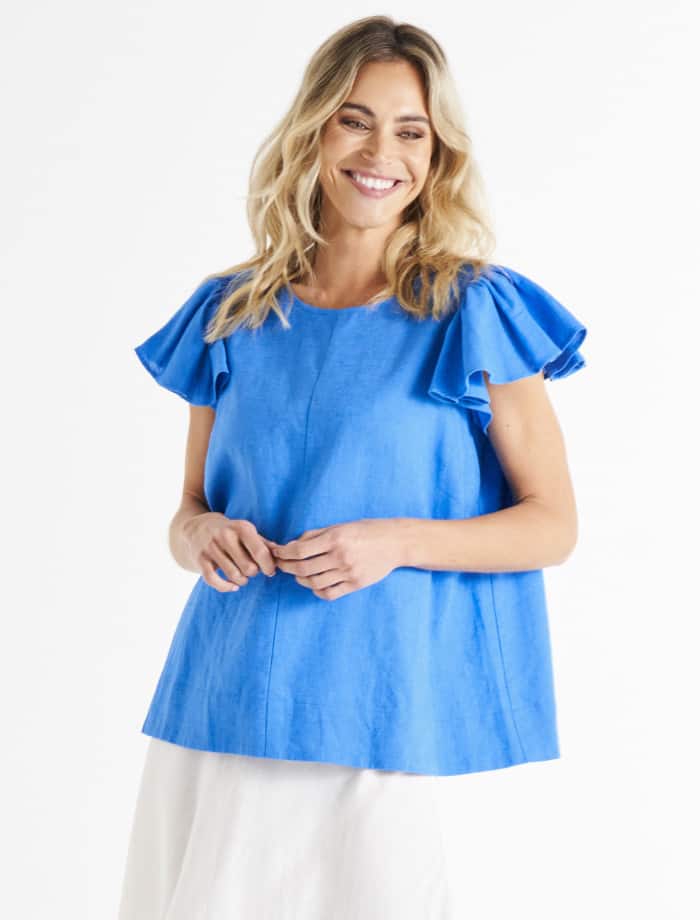 Betty Basics | Top - Imogen - Electric Blue | Expressions