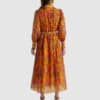 Panama Dress - Orange Floral - Thumbnail Image 4