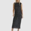 Lauretta Mesh Dress - Black Ditsy - Thumbnail Image 2