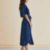 Dresden Lyocell Dress - Dark Indigo - Thumbnail Image 2