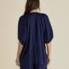 Asher Blouse - Dark Blue - Thumbnail Image 4