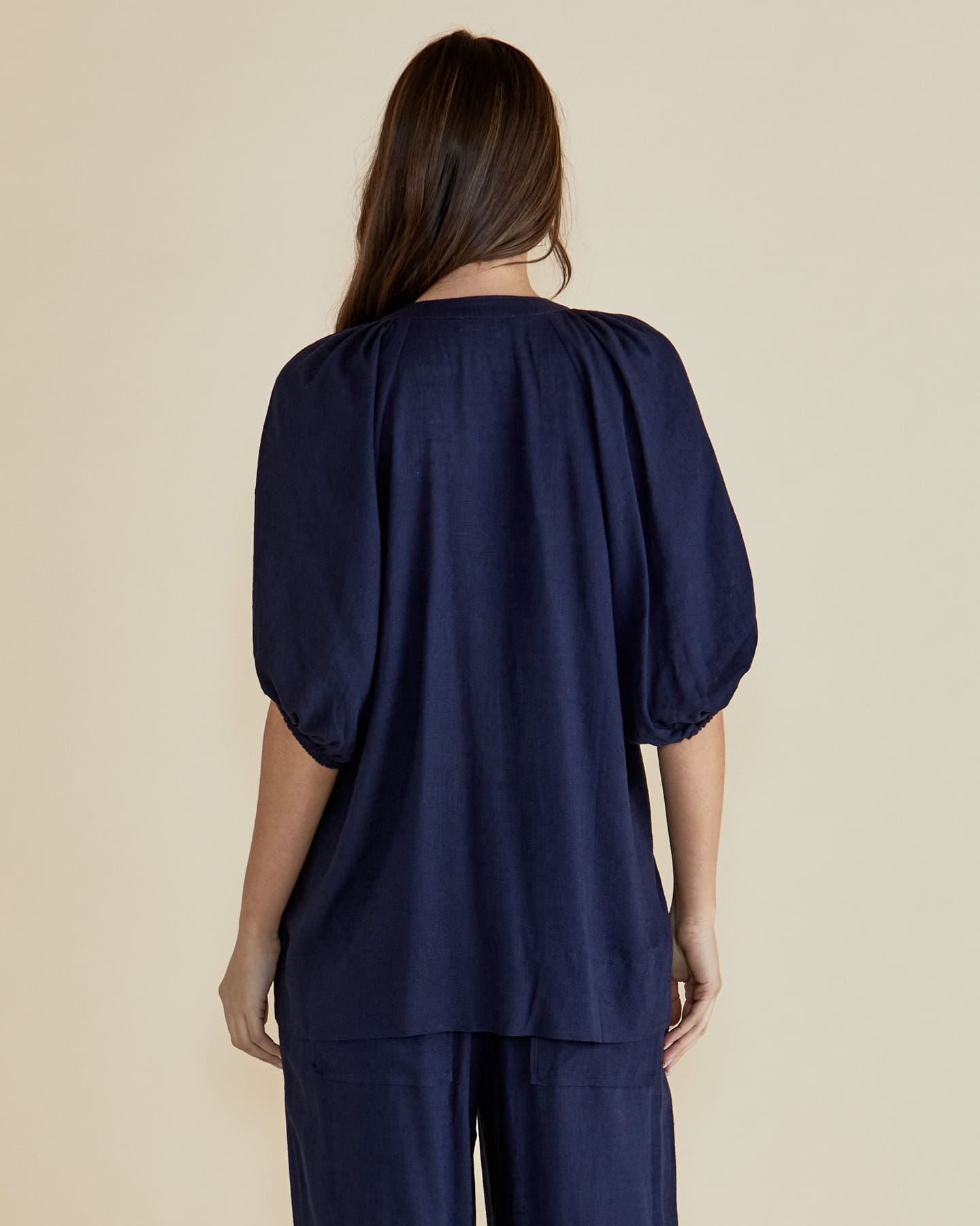 Asher Blouse - Dark Blue - Image 4