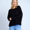 Nina Jumper - Black - Thumbnail Image 5