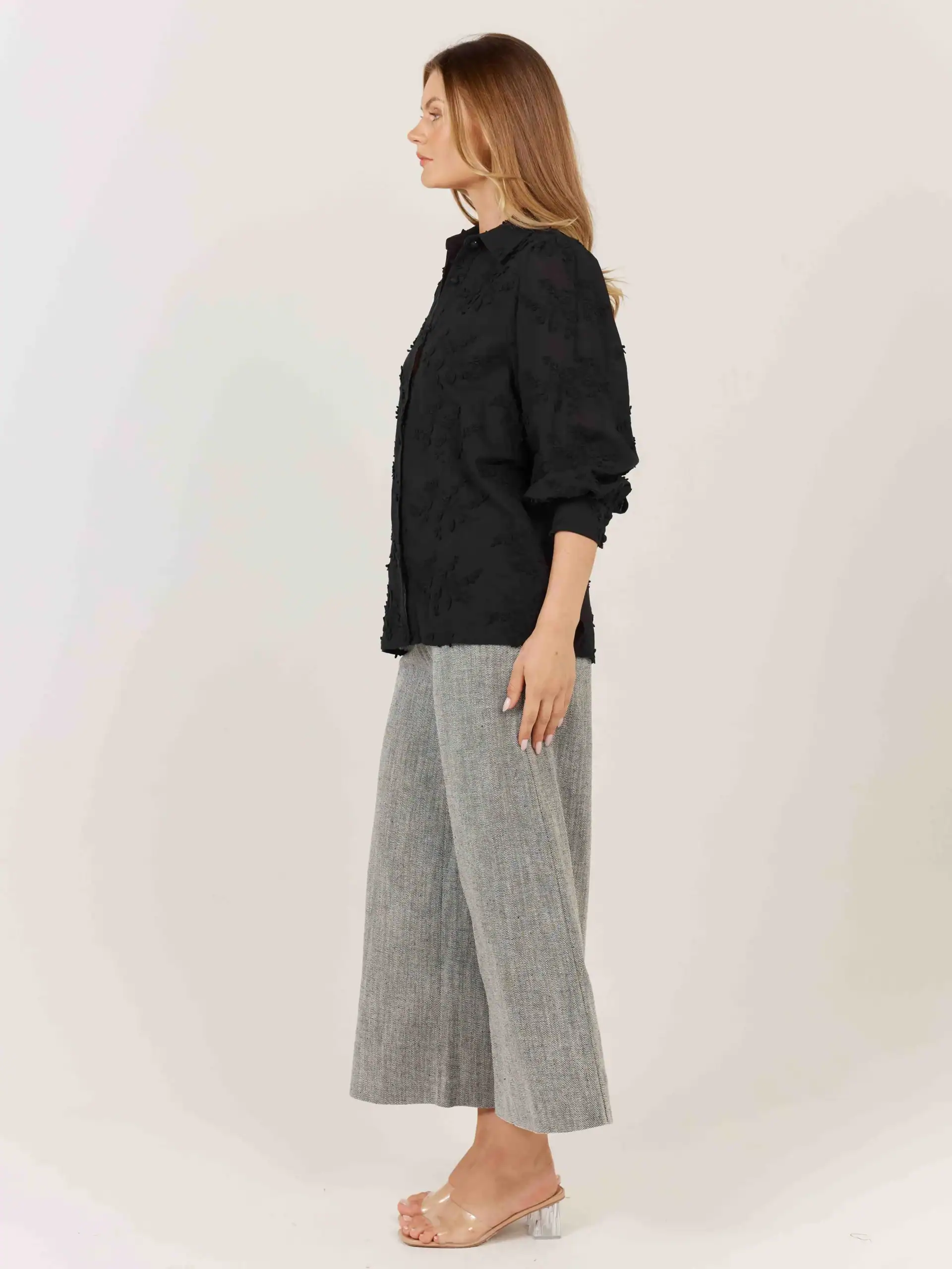 Gardenia Shirt - Black - Image 3