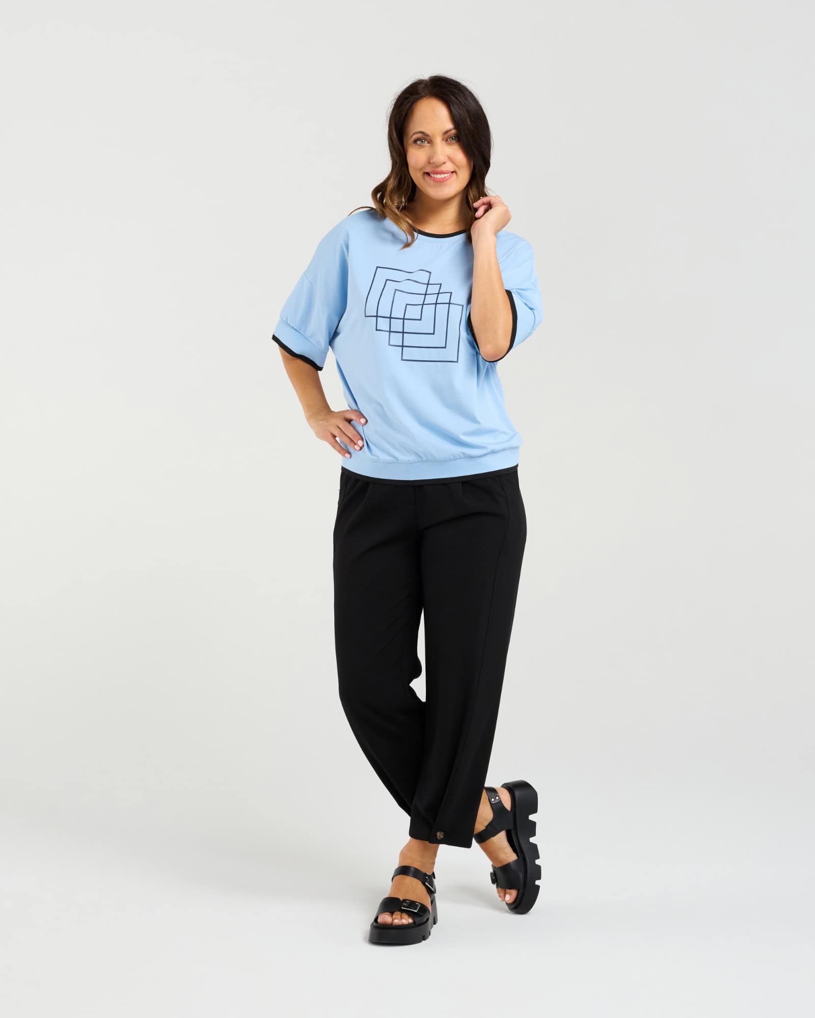 Gemma Top - Blue - Image 1