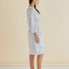 Jenna Dress - Black/White Stripe - Thumbnail Image 2