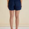 Relax Denim Shorts - Dark Blue - Thumbnail Image 4