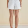 Relax Denim Shorts - White - Thumbnail Image 4