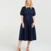 Victoria Dress - Navy - Thumbnail Image 1