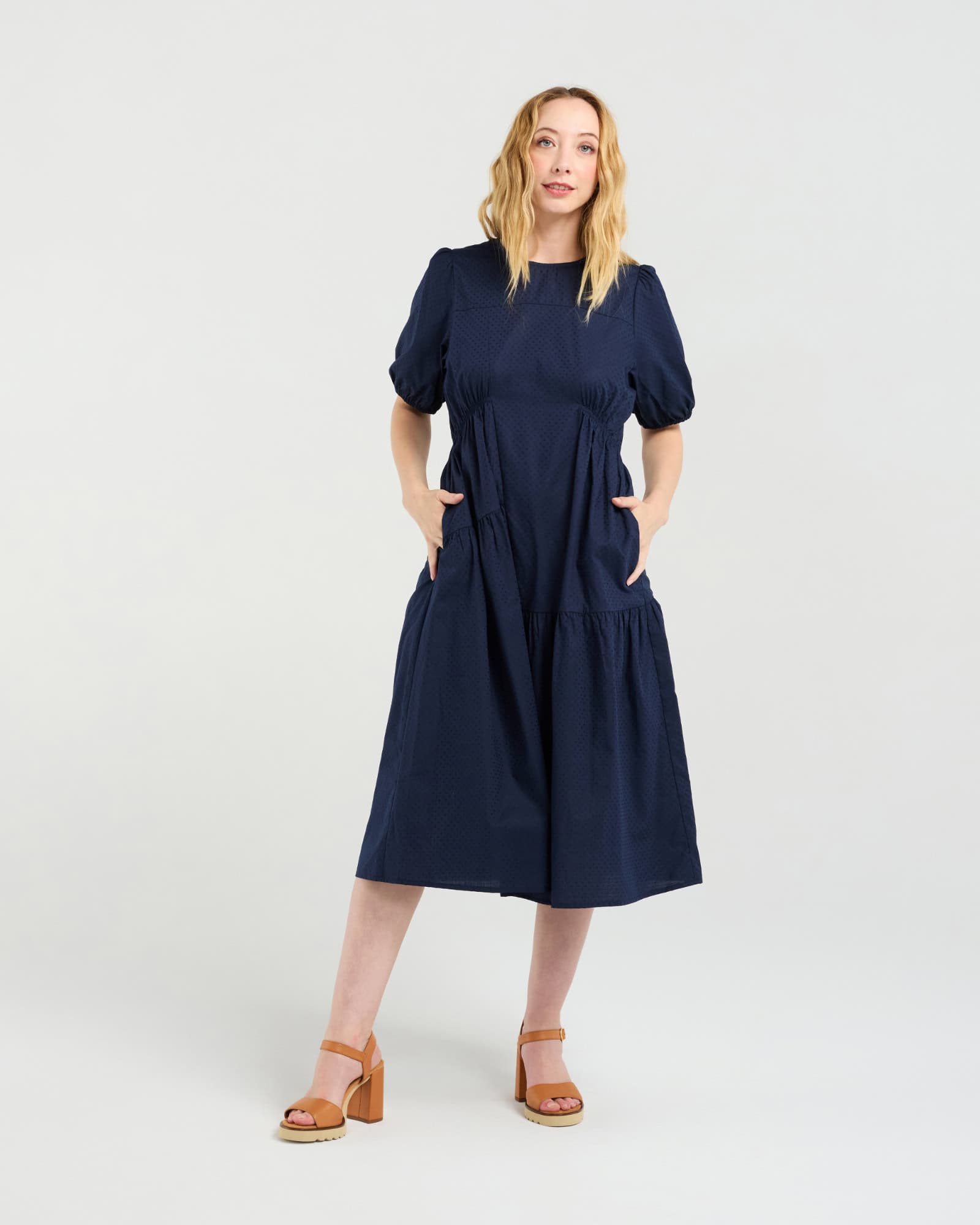 Victoria Dress - Navy - Image 2