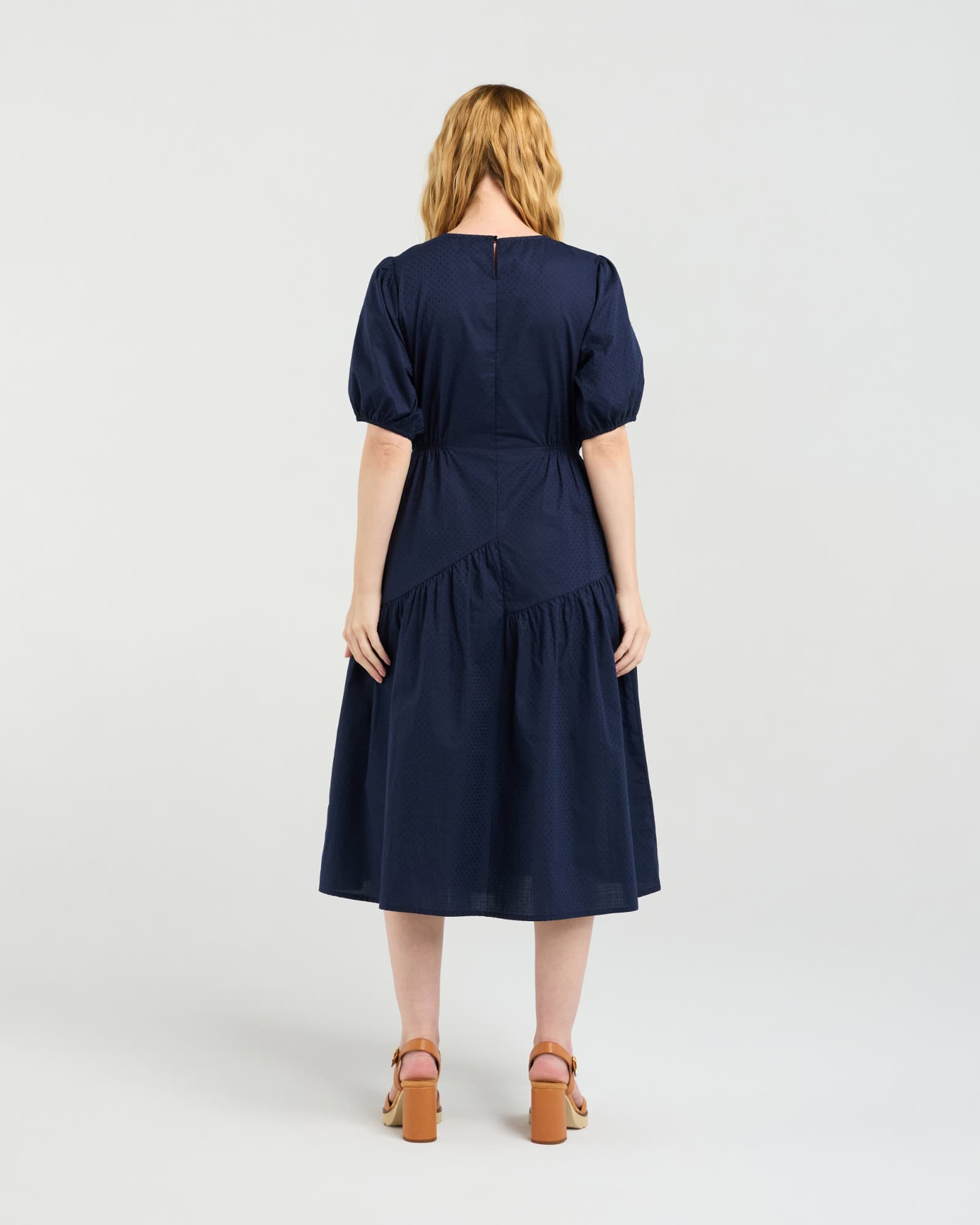 Victoria Dress - Navy - Image 4