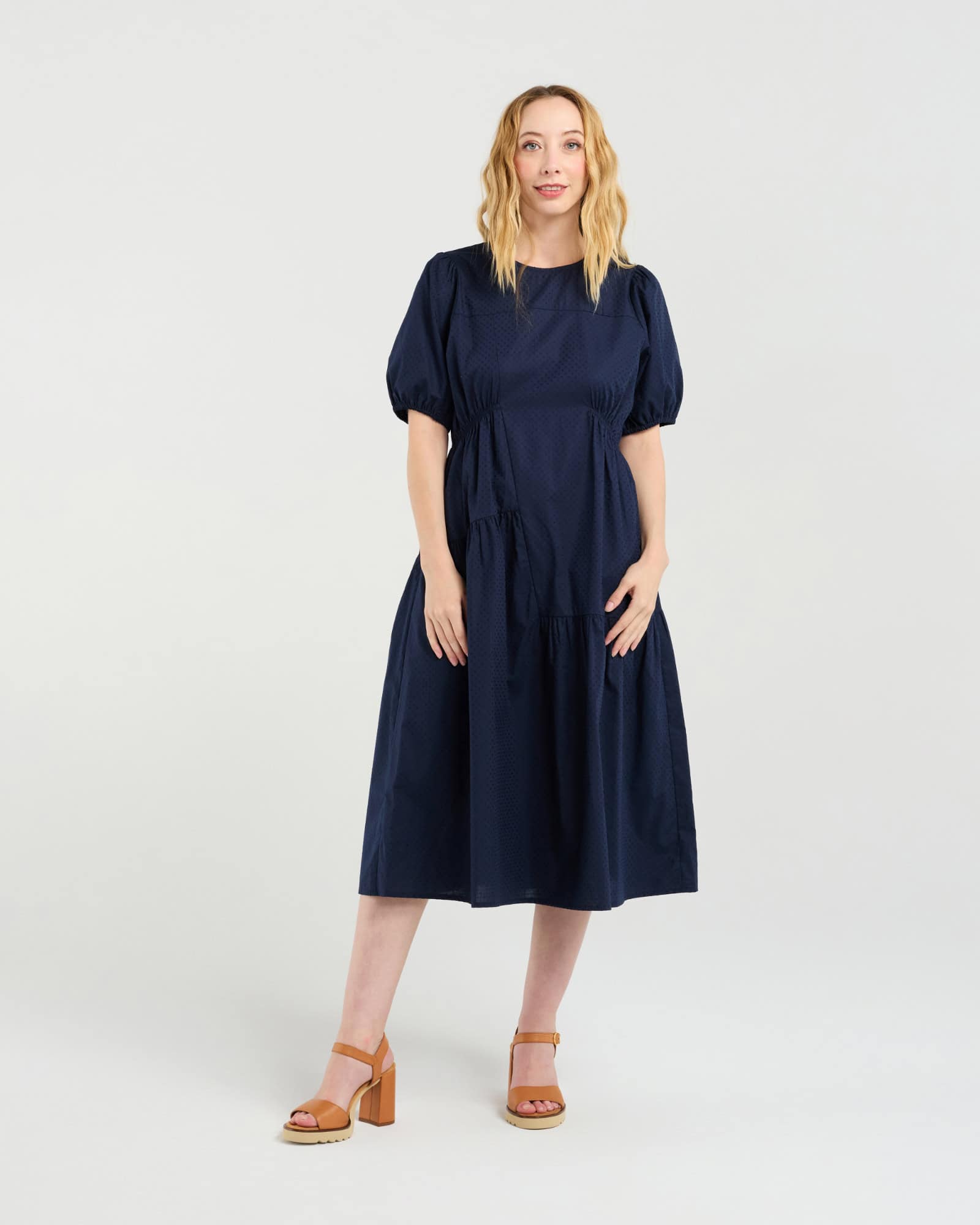 Victoria Dress - Navy - Image 1