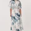 Solstice Palms Midi Dress - Palm Print - Thumbnail Image 4