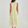 Lilla Ruffled Neck Dress - Butter Yellow - Thumbnail Image 3
