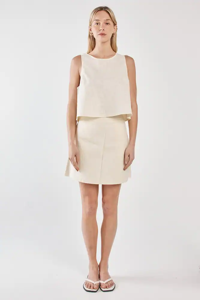 Vienne Skirt - Butter Yellow - Image 1