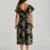 Rosita Ruffle Dress - Black - Thumbnail Image 2