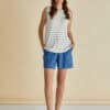 Positano Gold Stripe Tank - Thumbnail Image 2