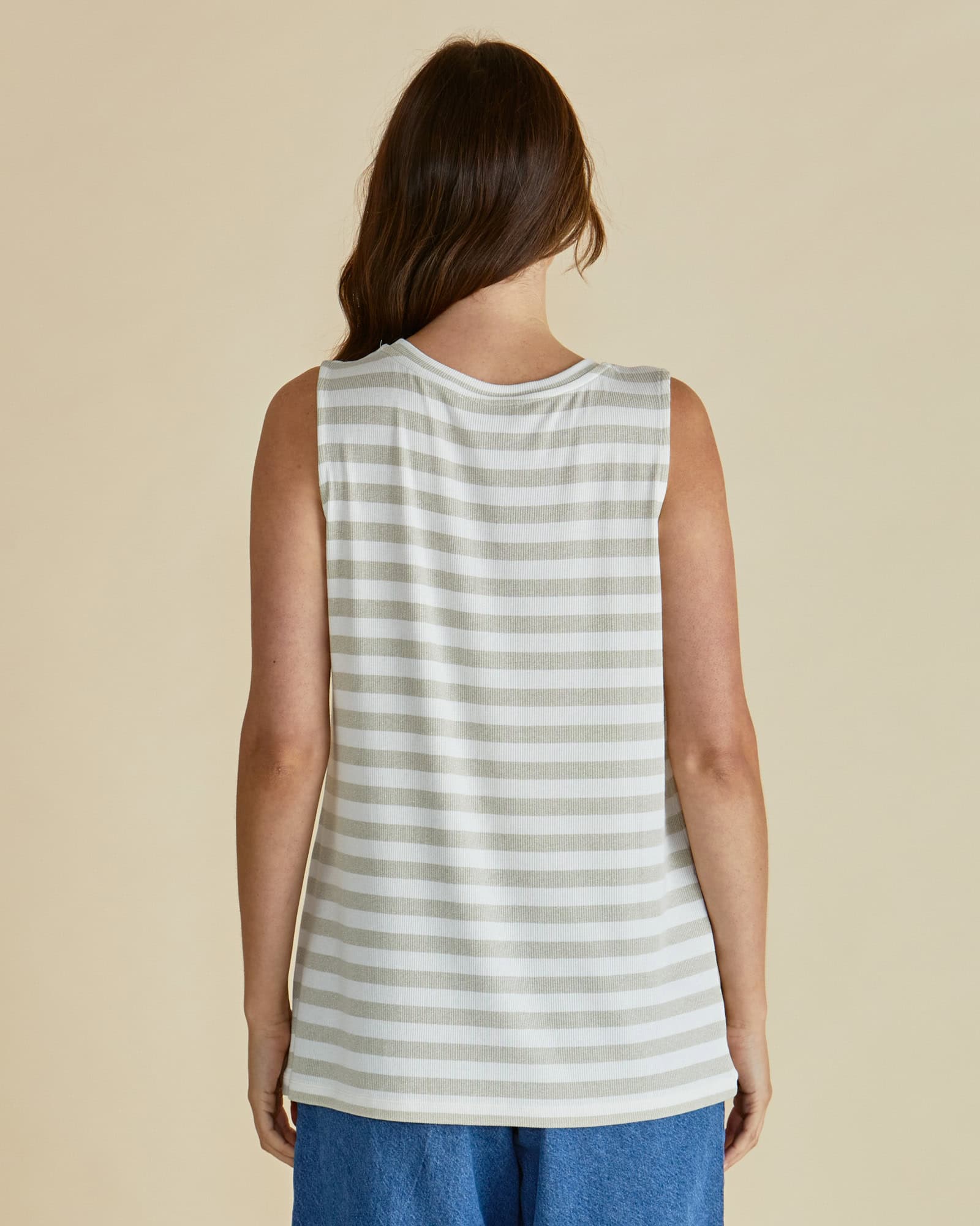 Positano Gold Stripe Tank - Image 4
