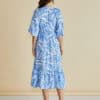 Moxie Dress - Blue Abstract Print - Thumbnail Image 3