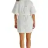 Sass Dillon Shirt Dress - White - Thumbnail Image 3