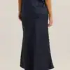 Jasper Slip Skirt - Navy - Thumbnail Image 4