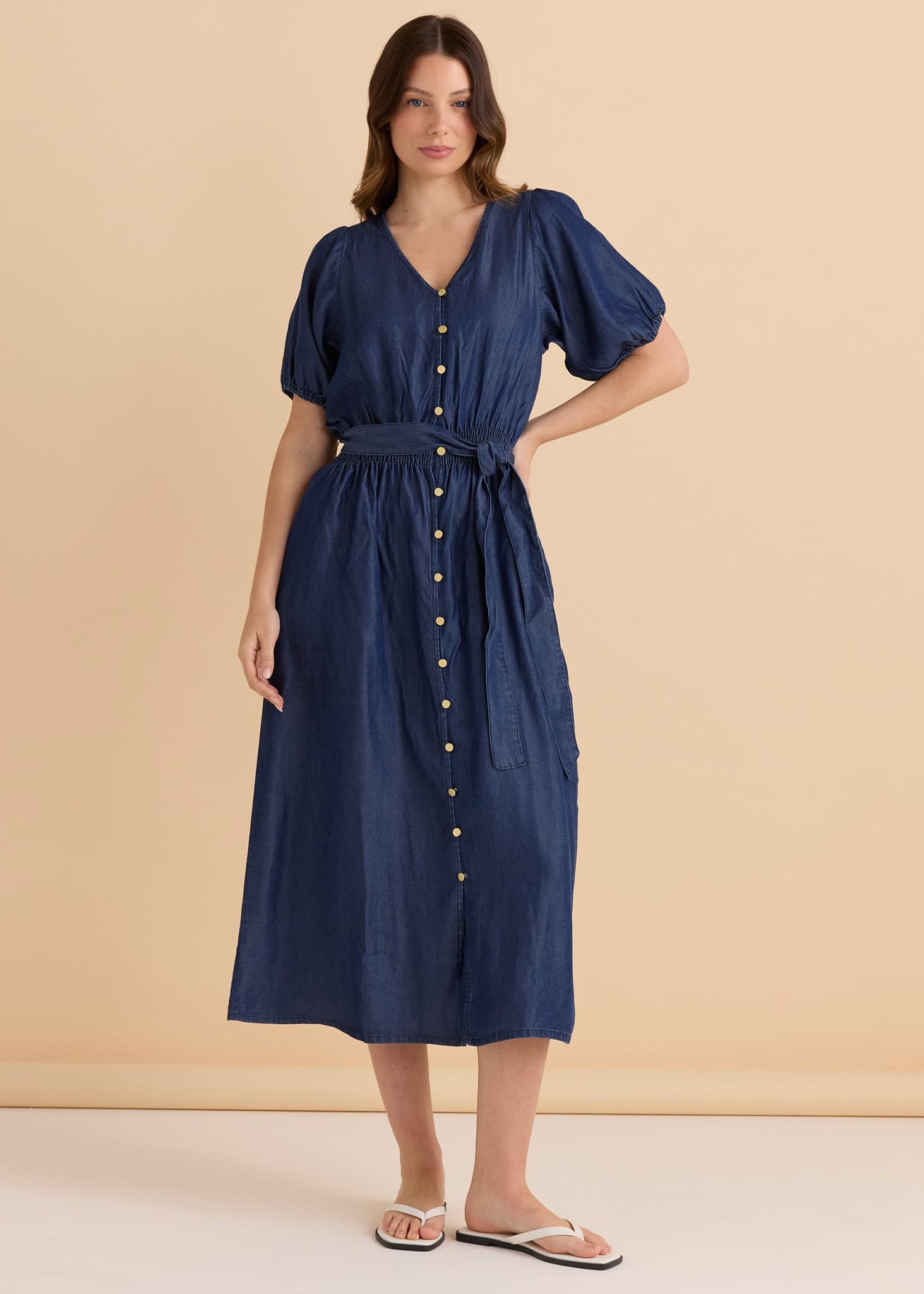 Lee Lyocell Dress - Dark Blue Wash - Image 1