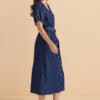 Lee Lyocell Dress - Dark Blue Wash - Thumbnail Image 2