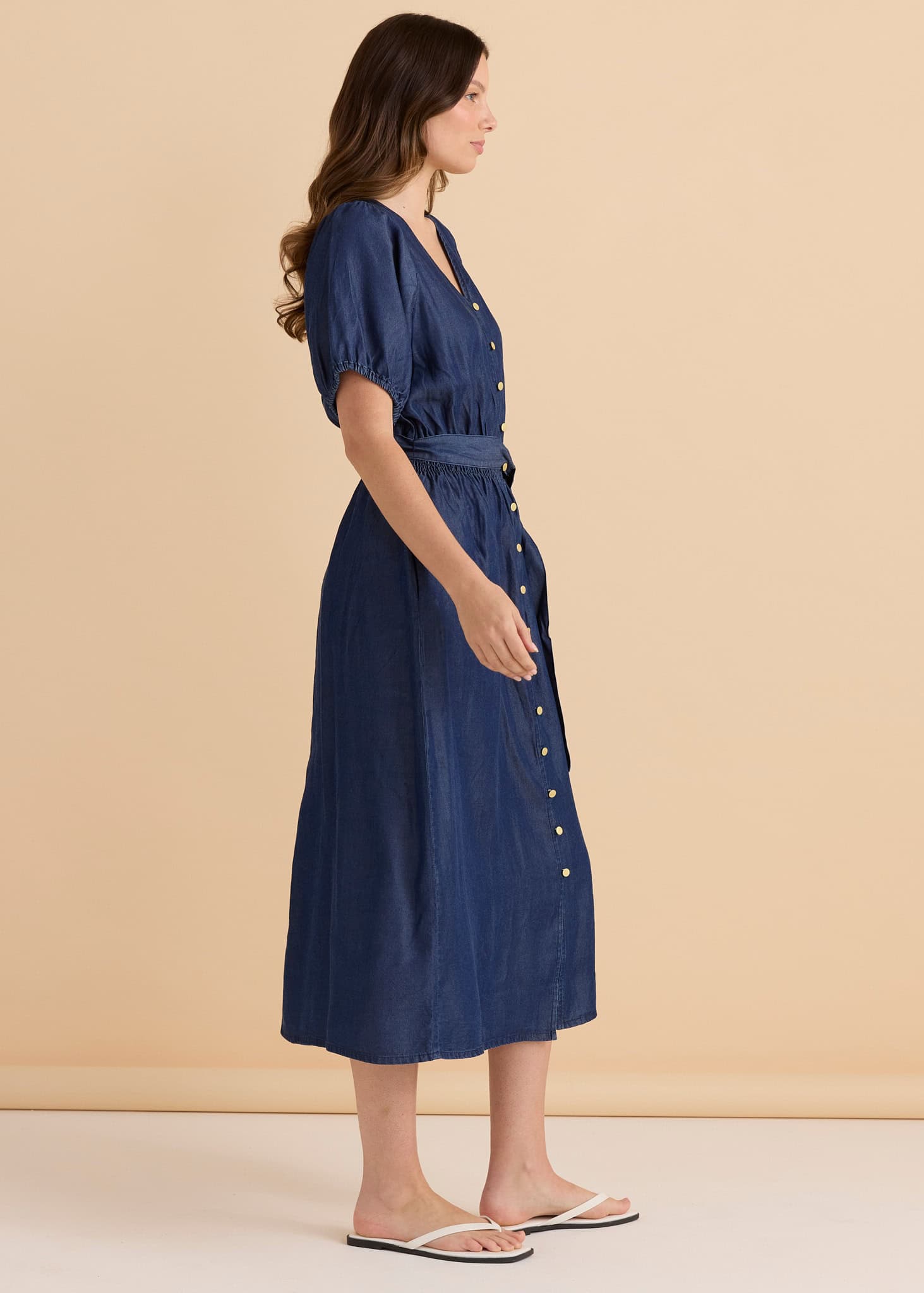 Lee Lyocell Dress - Dark Blue Wash - Image 2