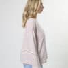 Drop Shoulder Tee - Petal Stripe - Thumbnail Image 2
