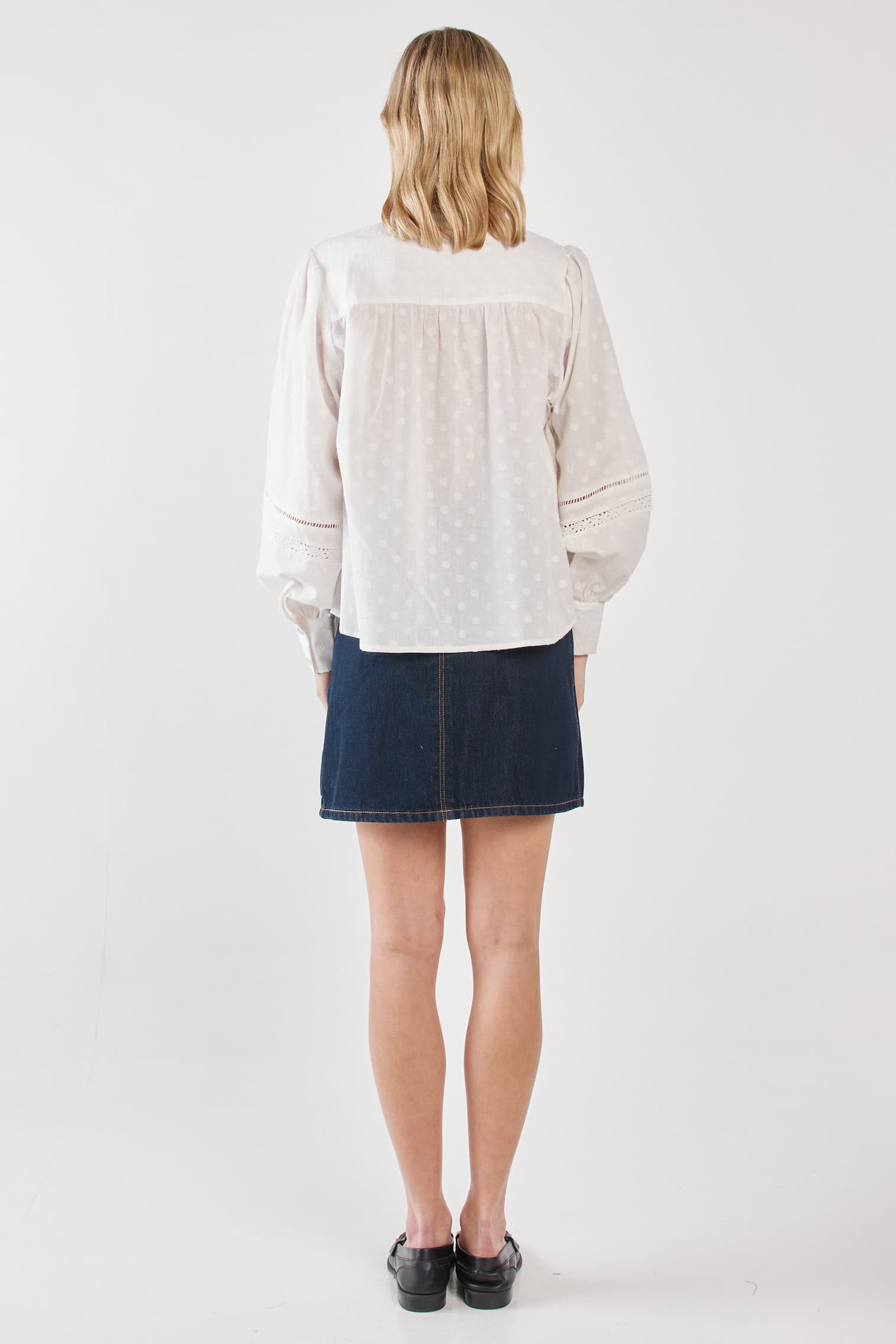 Eleri Lace Blouse - White - Image 3