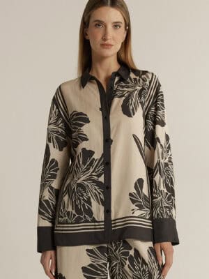 June Collared Shirt - Shadow