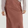 Nell Bias Skirt - Rosewood Pink - Thumbnail Image 4