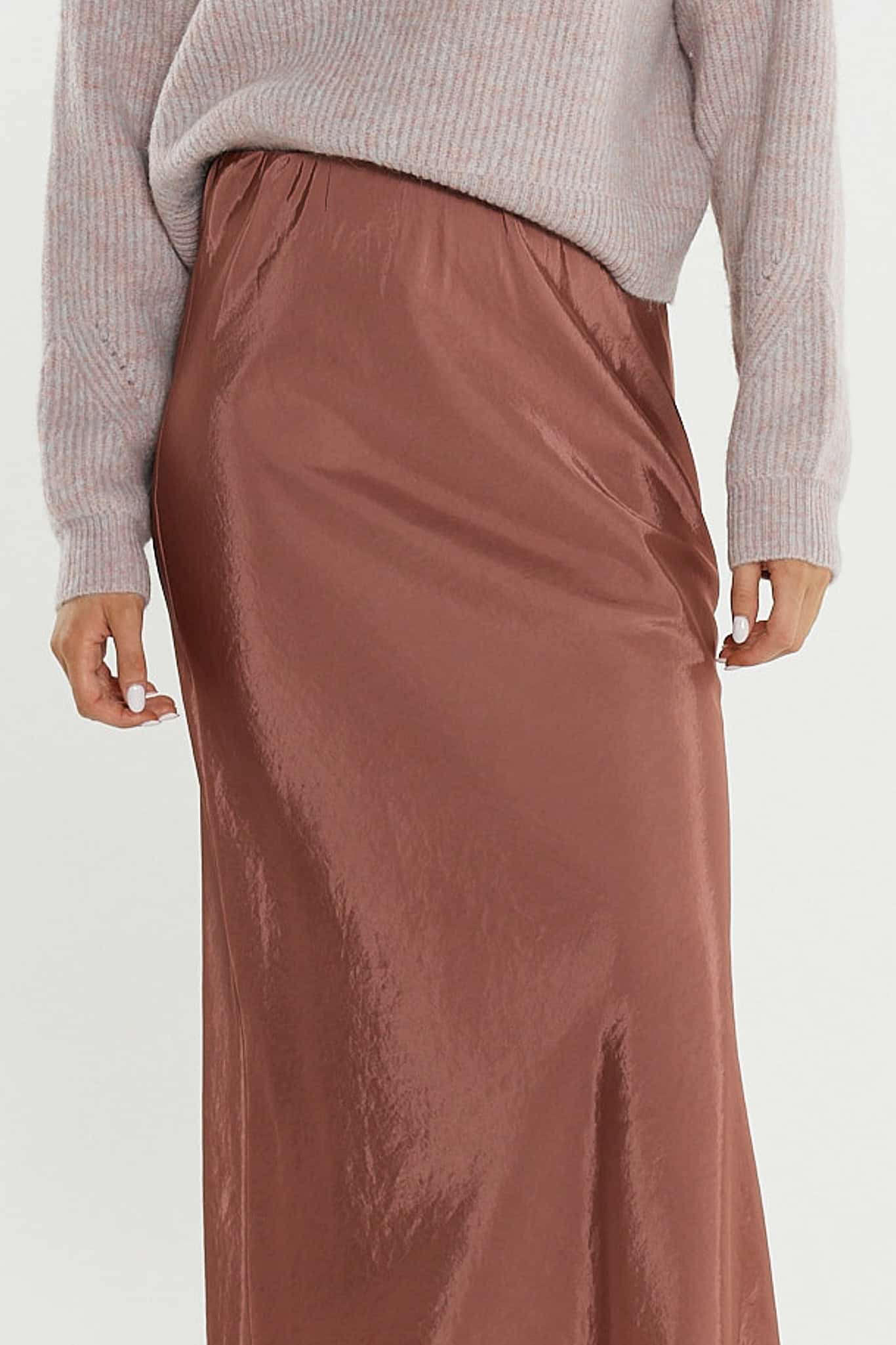 Nell Bias Skirt - Rosewood Pink - Image 4