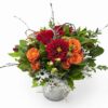 Assorted Flowers in Garden Zinc Tin Pail