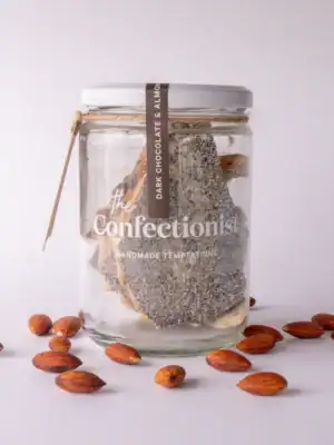 Dark Chocolate & Almond Toffee | 85g Jar