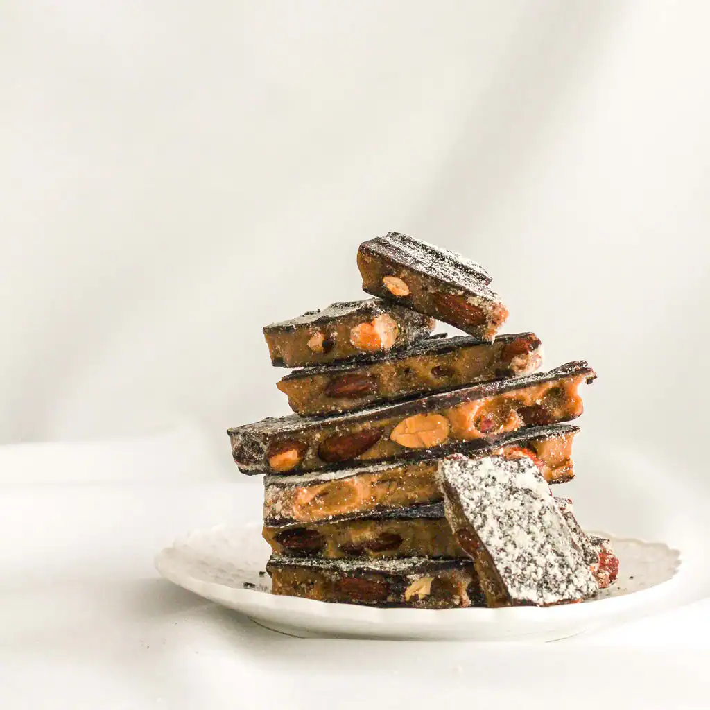 Dark Chocolate & Almond Toffee | 85g Jar - Image 2