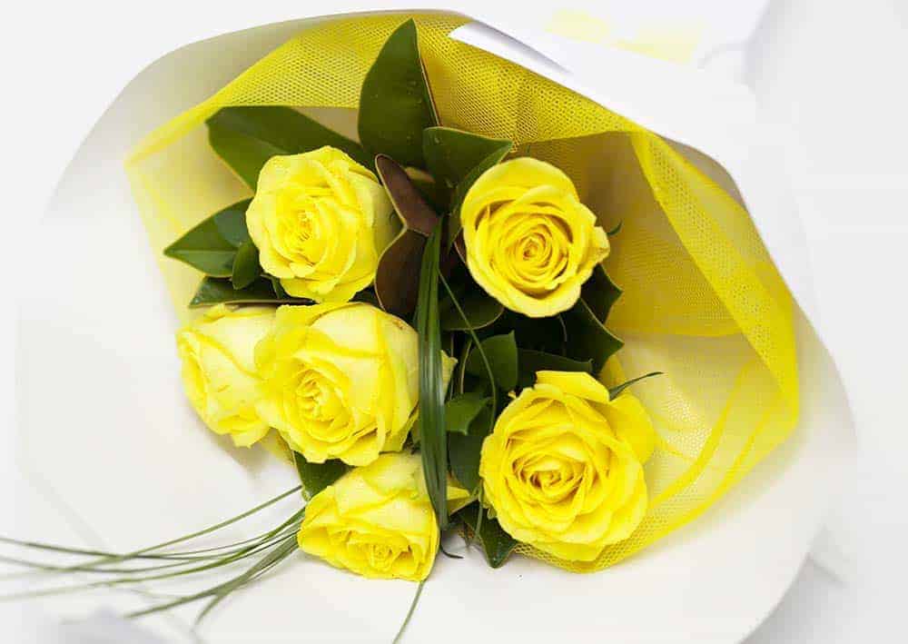 Half a Dozen Yellow Roses - Image 2