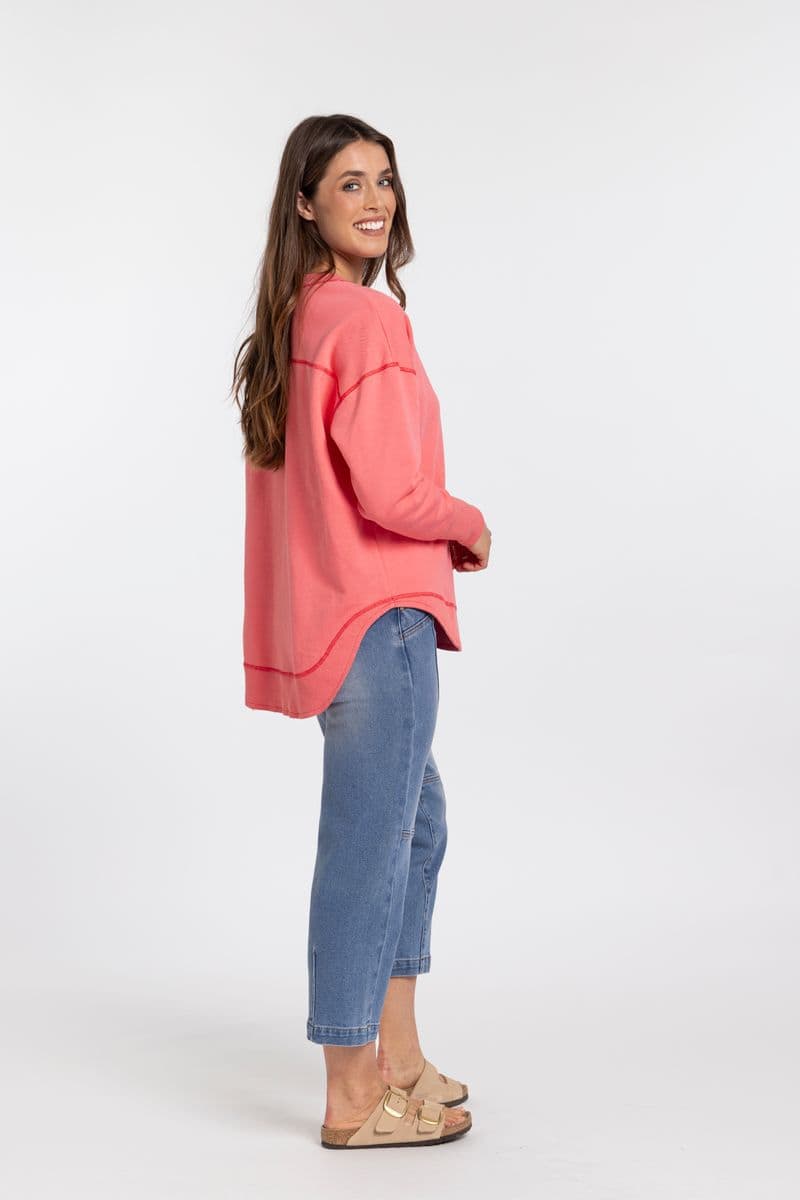 Ena sweat - Raspberry pink - Image 3