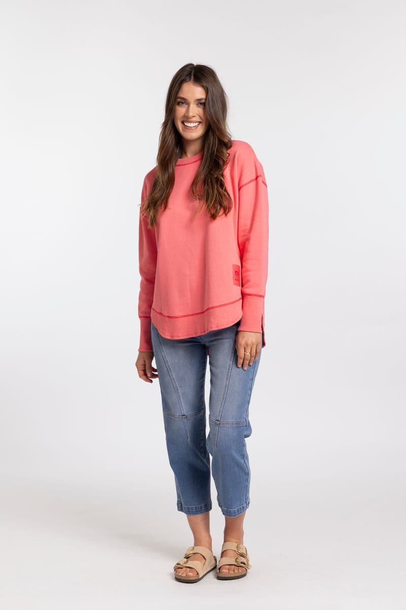 Ena sweat - Raspberry pink - Image 1